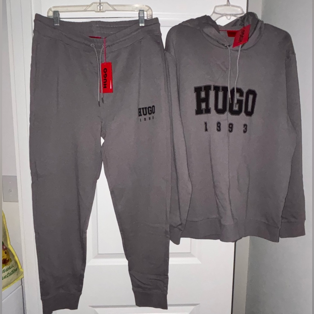 Sz. XL Men’s Hugo Dimolu Graphic Hoodie & Joggers Set